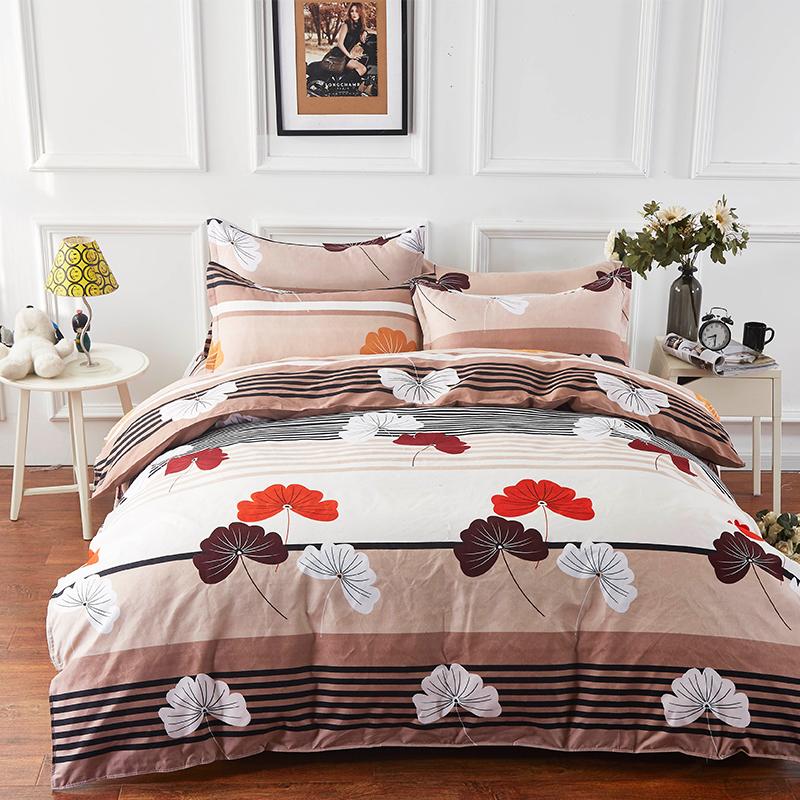 Autumn and Winter Thick Single-piece Household Duvet Cover Double Student Brushed Multi-size Duvet Cover
