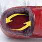 Non-slip Leather Waterproof Snow Boots Winter Cotton Shoes Women's Fleece Warm Cotton Boots