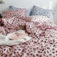 Comfort Cotton 3/4 Pcs Duvet Cover Set Bedspread Fitted Sheet Bedding Set Simple Bedclothes