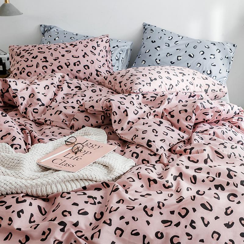 Comfort Cotton 3/4 Pcs Duvet Cover Set Bedspread Fitted Sheet Bedding Set Simple Bedclothes