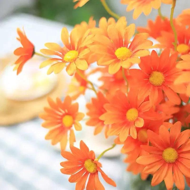 Simulation Flower Small Daisy Chamomile Fake Flower Photo Photography Photo Props Living Room Decoration Decorative Flower