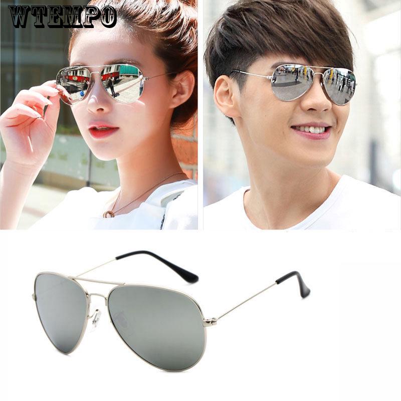 WTEMPO Eyewear casual metal frame unisex sunglasses anti-uv outdoor eyeglasses