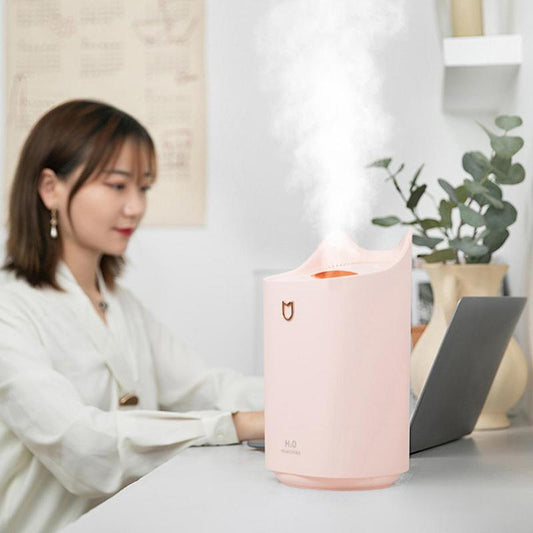 Electric Humidifier Essential Aroma Oil Diffuser Ultrasonic Wood Grain Air Humidifier USB Mini Mist Maker