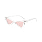 WTEMPO Cat Eyes Transparent Sunglasses Women Transparent Color Frame Glasses