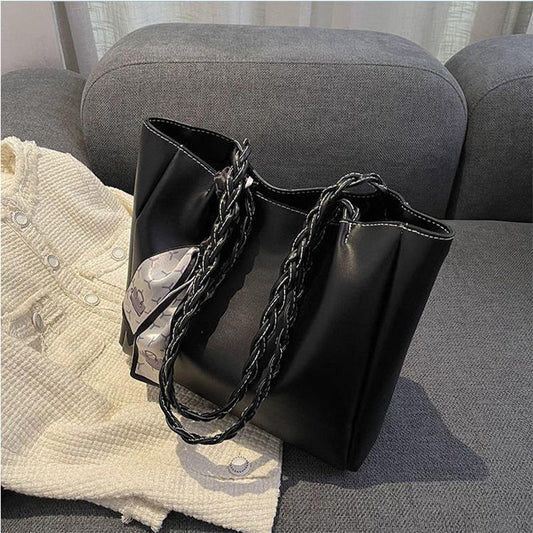 Women's Bags All-match Texture Shoulder Bag Simple Commuter Large Capacity Tote Bag