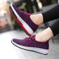 Non-Slip Casual Shoes Spring and Autumn Cloth Shoes Women's Breathable Sports Running Shoes