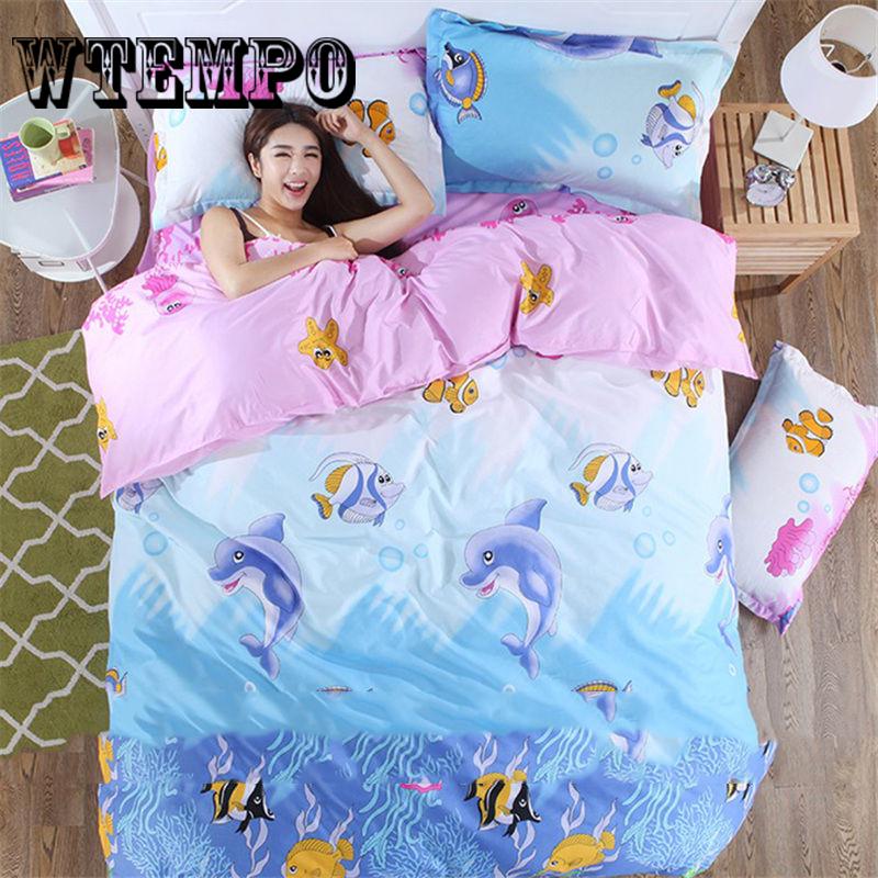 WTEMPO Brand Bedding Set Strawberry Printing Bedclothes Bedding Decor Comfortable Bedding Sets