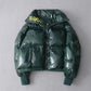 Winter Glossy Down Parka Women's Waterproof Coat Embroidery Jacket Ladys Warm Thick Casual Coat