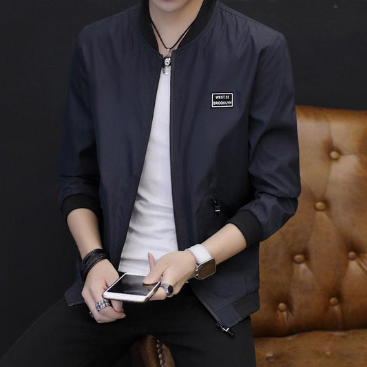 Baseball Jacket Men Autumn Casual Fashion Male Zipper Bomber Jackets Men Overcoat Mens Pilot Jackets