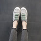 Women's Shoes Velcro Small White Shoes Ladies Soft Sole Sneakers All-match Korean Style Student Flat Casual Board Shoes