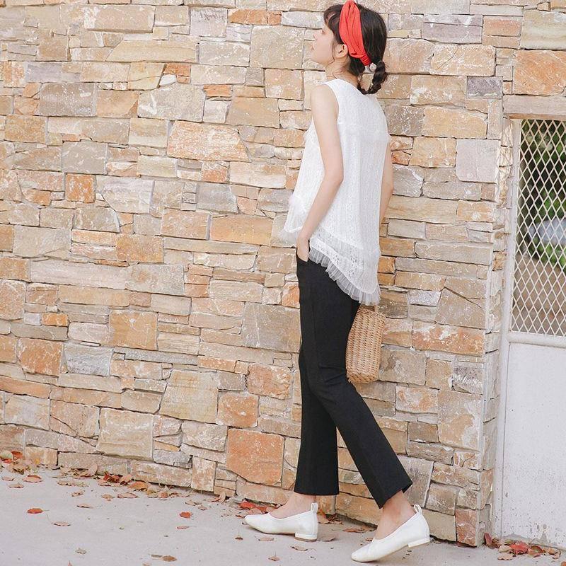 Autumn Winter Micro-horn Female Trousers Was Thin High Waist Stretch Large Size Flared Pants