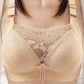 Full-cup Large-size Thin Anti-glare Tube Top Underwear Women's Gathered Breasts Non-magnetic Non-wireless Adjustable Breathable Bra