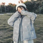 Down Jacket Cotton Coat Korean Style Loose Thick Student Bread Coat
