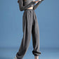 Gray Sweatpants Women's Spring and Autumn Loose-fitting Wide-leg Pants Women's Straight Casual Thin Ins Tide White Pants