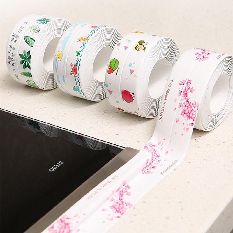 Kitchen Beauty Seam Sticker Waterproof Gap Anti-mold Toilet Toilet Sticker Stove Sink Sticker Greasy Stain High Temperature Resistant Sticker