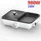 980W 2 Person BBC Heat Pot Machine Multi-purpose Grill Pan Fried Steak Pan Smokeless Nonstick Pot for Family