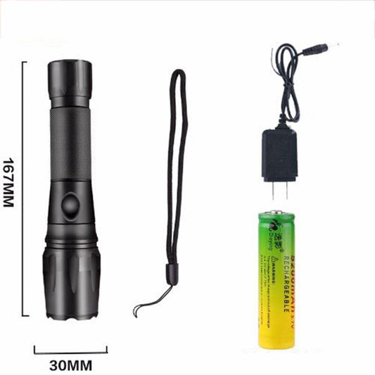 Flashlight Strong Light Outdoor Super Bright Rechargeable Flashlight Household Small Portable Flashlight Long-range Battery Life Searchlight