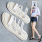 Summer Women's Sandals and Slippers Outer Wear Fashionable Sandals Flat-bottomed Shoes Two-wear Comfortable