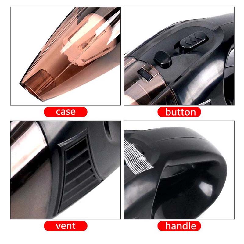 Car Vacuum Cleaner Mini USB 12V Vacuum Cleaning For Car DC 12V Portable