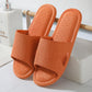 Simple Bread Bottom Slippers Japanese Comfortable Couple Bathroom Slippers Soft Bottom Non-slip Sandals and Slippers for Men and Women Home Sandals