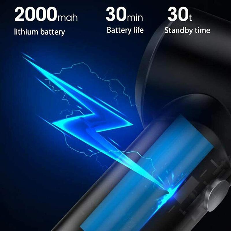6000Pa Car Vacuum Cleaner USB Rechargeable Handheld Vacuum Cleaner Portable Household Wet & Dry Cleaner