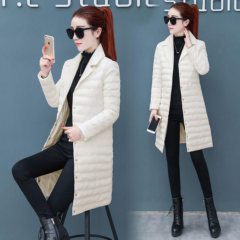 Mid-length Down Padded Coat Winter Padded Jacket Slim Slimming Thin Temperament Light Ladies Padded Jacket Women