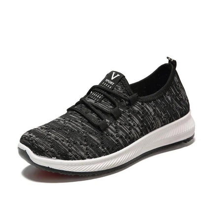 Non-Slip Casual Shoes Spring and Autumn Cloth Shoes Women's Breathable Sports Running Shoes
