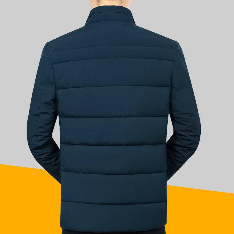 Men's Winter Middle-aged Men's Padded Jacket Winter Clothes Cold-proof Padded Jacket Thick Down Padded Jacket Men