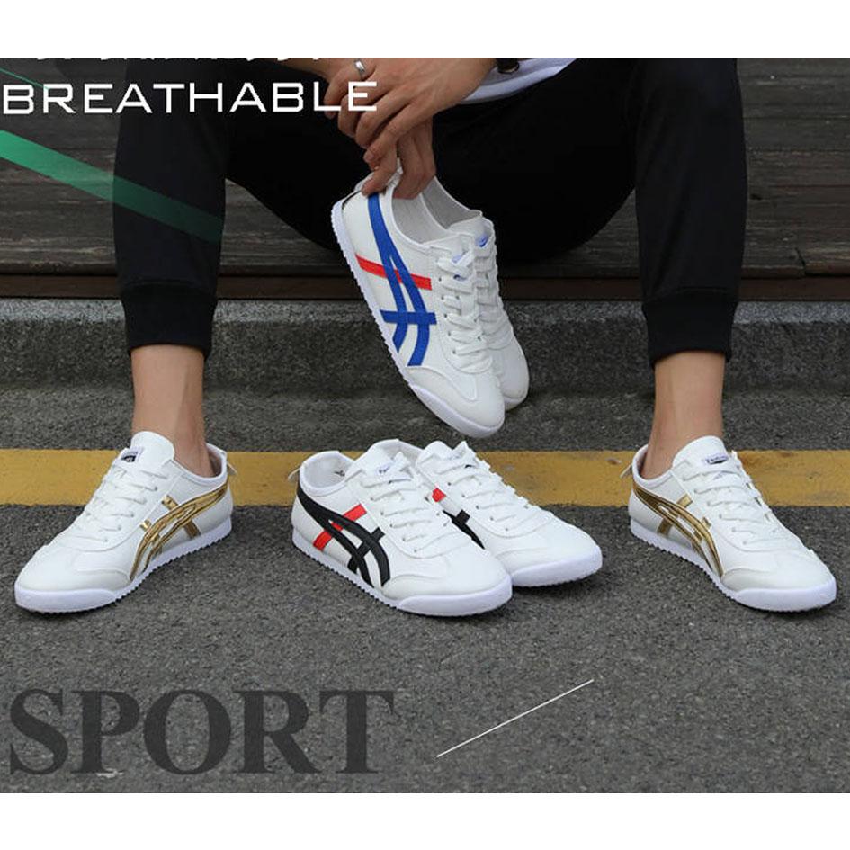 PU Leather White Shoes Korean-style Men Shoes Breathable Students Shoes Couples Sports Footwear