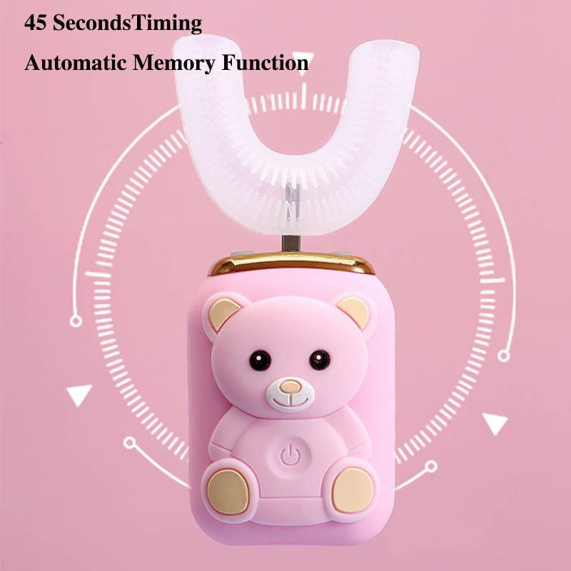 Children's Toothbrush U-shaped Electric Toothbrush U-shaped Automatic Baby 2-6-12 Years Old Child Protection Gum Toothbrush
