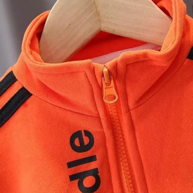 Children's Clothing Boys Spring and Autumn Clothing Suits Baby Middle and Small Children Spring Zipper Jacket Pants Two-piece Fashion Cute Sportswear