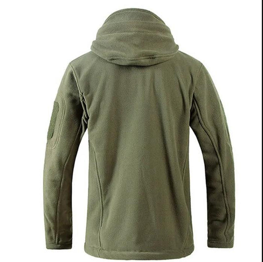 Outdoor Autumn and Winter Cold-proof Cardigan Jacket Fleece Plus Size Sports Leisure Top Couple Fleece Jacket