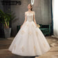 Lace Wedding Dresses Off the Shoulder Appliques Bride Dress Princess Wedding Gown robe de mariee
