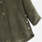 Autumn Winter Jacket for Women Corduroy Hooded Coats Solid Casual Plus Size Parkas