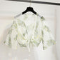 Women Plus Size Set Summer Long-sleeve Irregular Plaid Shirt Strap Dress