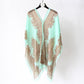 Chiffon Temperament Shawl Women Wear Sunscreen Beach Towel Summer Large Size Shawl Cloak-style Wrap All-match Lightweight Scarf