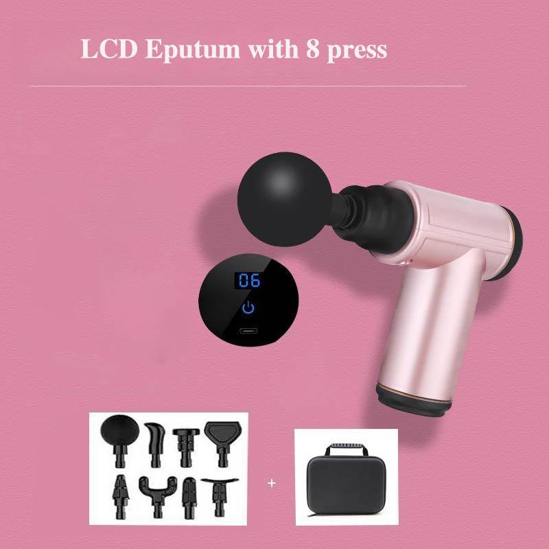 Mini Fascia Gun Small Mini Massage Stove Legs Two-purpose Massage Hammer Relax Muscular Multi-function Home