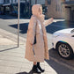 Women's Mid-length Cotton-padded Jacket Over-knee Loose Bread Coat Cotton-padded Jacket