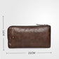 Business Long Wallet Men Anti-theft Multi-function Zipper PU Wallet Card Package Clutch Coin Bag