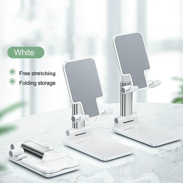 Universal Foldable Phone Stand Support Desk Mobile Phone for IPhone IPad Adjustable Metal Desktop Tablet Holder