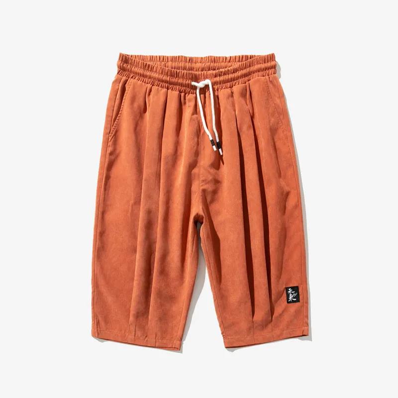 Summer Youth Men's Shorts Casual Pants Trend Large Size Loose Sports Cropped Pants Thin Section Plus Fat Shorts
