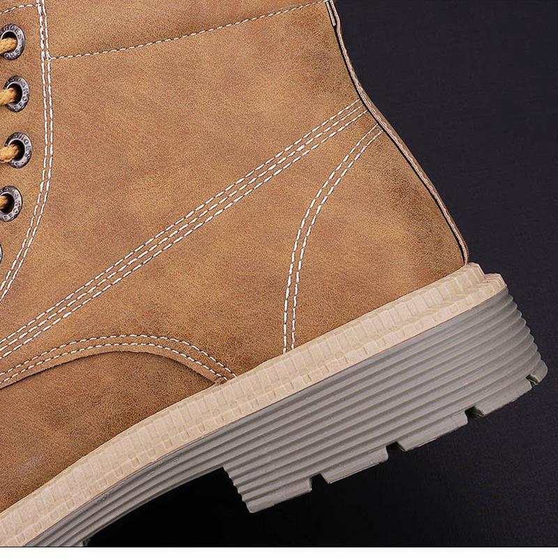 Winter Man Martin Boots High Top Tooling Boots Autumn Chelsea Boots Casual Platform Men's Shoes