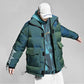 Winter Down Jacket Men's Fashion Short Shiny Jacket Tide Brand Lovers Thick Bread Jacket Padded Jacket