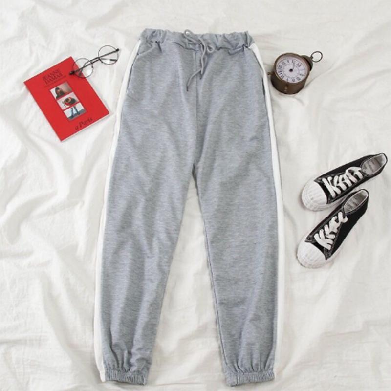 Spring and Autumn Loose Solid Color Western-style Casual Sportswear Suit Women's Short Sweater Pants Two-piece Set