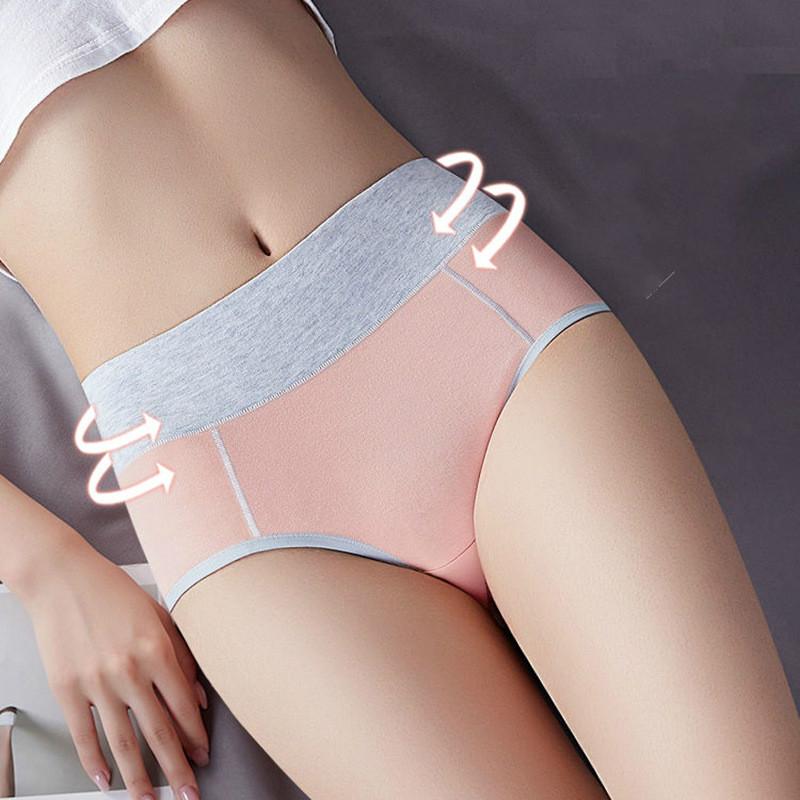Women's Seamless Large Size Briefs Female Ice Silk Mid-rise Sexy Panties