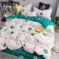 Duvet Cover Set Luxury Egyptian Cotton Bedlinens Queen Size Bedding Set Bedsheet Bedspread