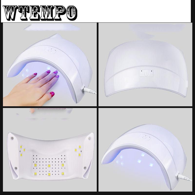 Pro LED UV Nail Fast Dryer Gel Polish Lamp Light Machine Curing Auto-timing