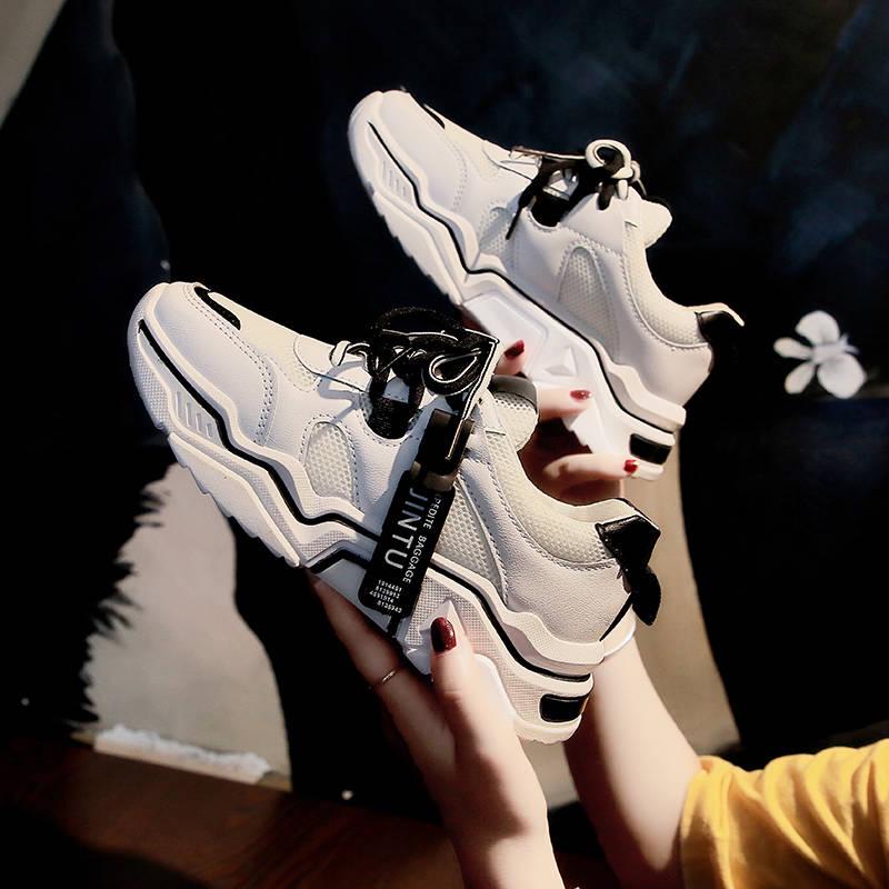 Women Shoes Fashion Chunky Sneakers Women Vulcanized Shoes  Sneakers Platform Dad Shoes