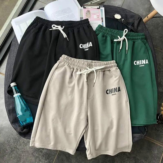Summer Thin Sports Casual Shorts Men's Loose Straight Five-point Pants Beach Pants