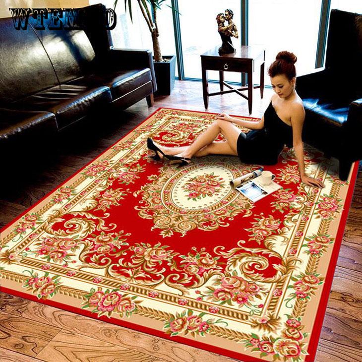 Nordic Carpet Printing Carpet Living Room Modern Simple Carpet Slip-proof Large Carpet